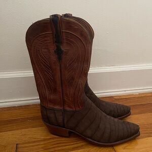 Lucchese Two-Tone Western Boots